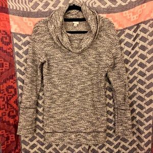 Gray Cowl Neck Sweatshirt from Target